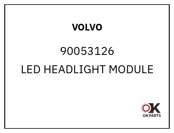 VOLVO 90053126 LED HEADLIGHT MODULE