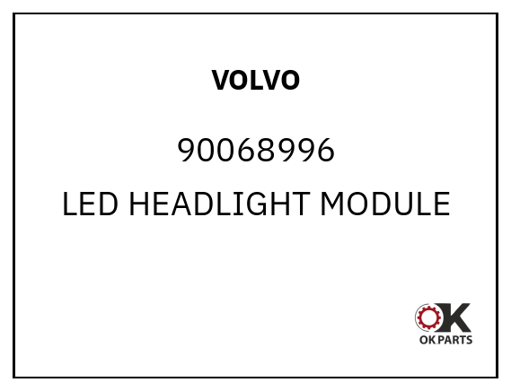 VOLVO 90068996 LED HEADLIGHT MODULE