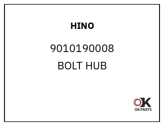 HINO 9010190008 BOLT HUB