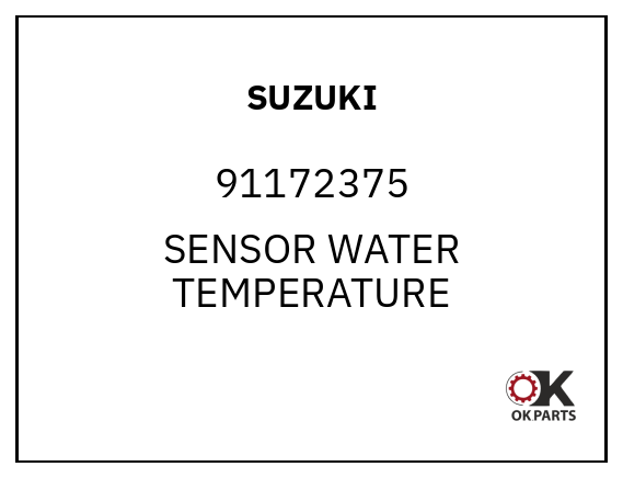 SUZUKI 91172375 SENSOR WATER TEMPERATURE