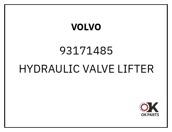 VOLVO 93171485 HYDRAULIC VALVE LIFTER