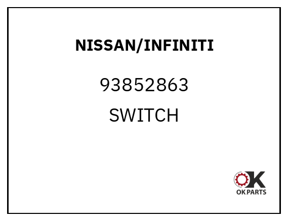 NISSAN/INFINITI 93852863 SWITCH