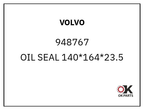 VOLVO 948767 OIL SEAL 140*164*23.5