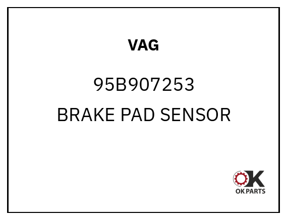 VAG 95B907253 BRAKE PAD SENSOR