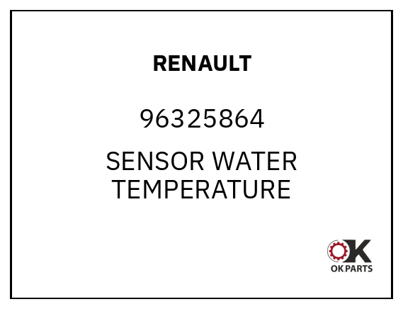 RENAULT 96325864 SENSOR WATER TEMPERATURE