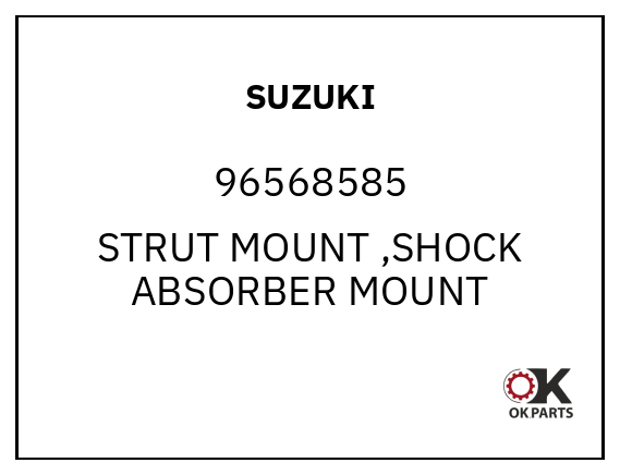 SUZUKI 96568585 STRUT MOUNT ,SHOCK ABSORBER MOUNT