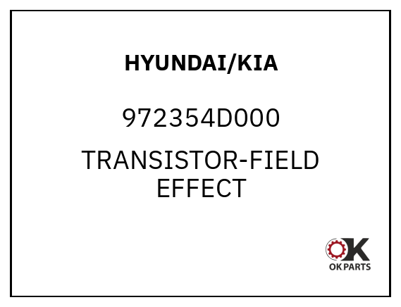 HYUNDAI/KIA 972354D000 TRANSISTOR-FIELD EFFECT