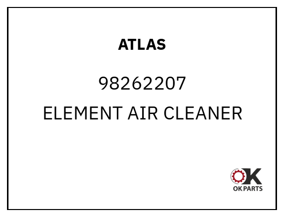 ATLAS 98262207 ELEMENT AIR CLEANER