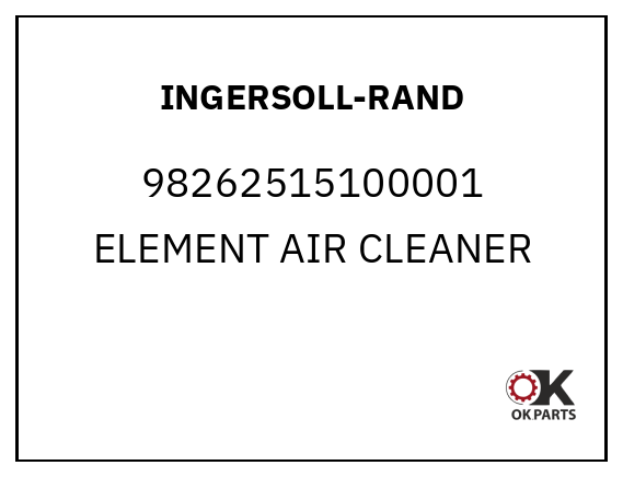 INGERSOLL-RAND 98262515100001 ELEMENT AIR CLEANER