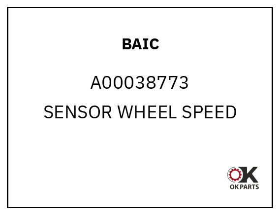 BAIC A00038773 SENSOR WHEEL SPEED