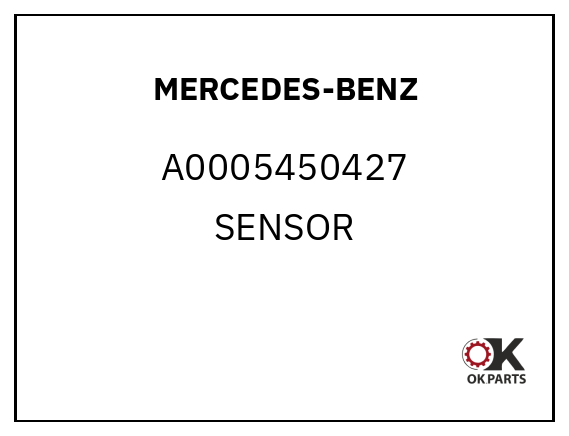 MERCEDES-BENZ A0005450427 SENSOR