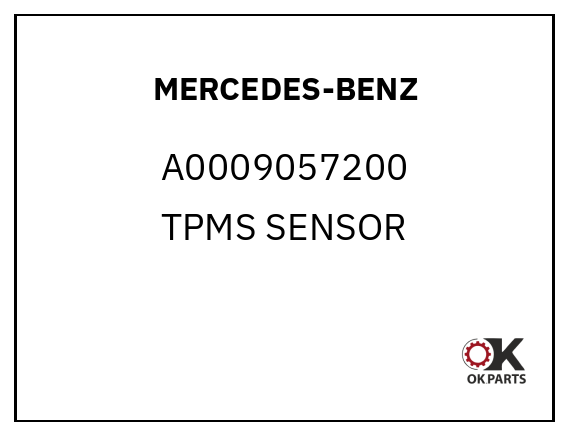 MERCEDES-BENZ A0009057200 TPMS SENSOR