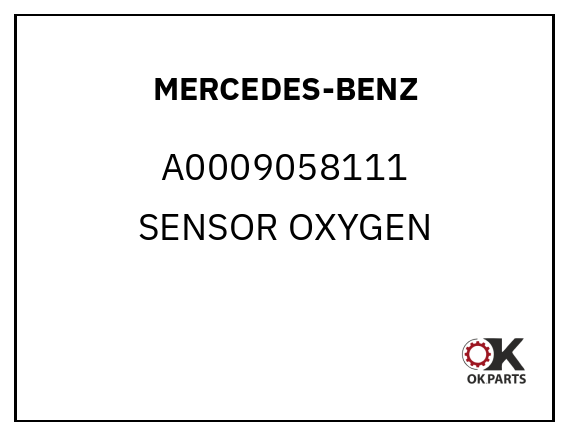MERCEDES-BENZ A0009058111 SENSOR OXYGEN