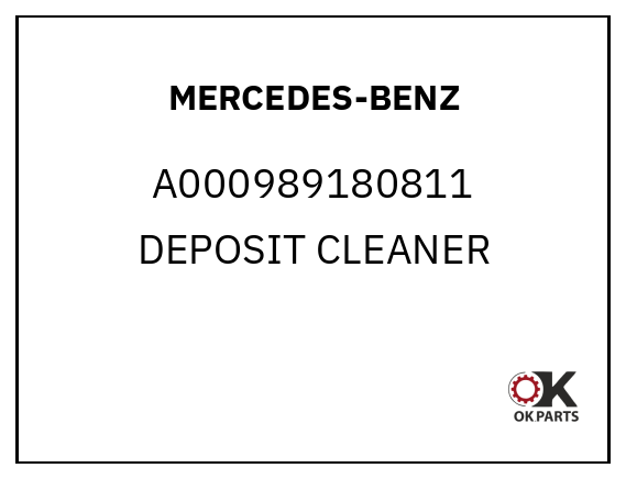 MERCEDES-BENZ A000989180811 DEPOSIT CLEANER