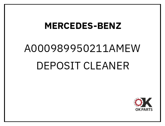 MERCEDES-BENZ A000989950211AMEW DEPOSIT CLEANER