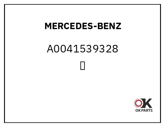 MERCEDES-BENZ A0041539328 阀