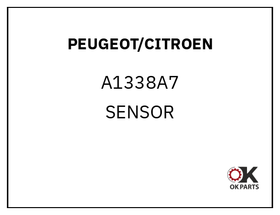 PEUGEOT/CITROEN A1338A7 SENSOR