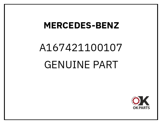 MERCEDES-BENZ A167421100107 GENUINE PART