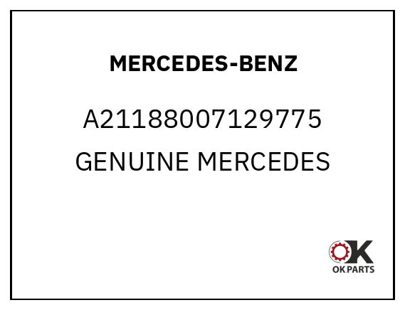 MERCEDES-BENZ A21188007129775 GENUINE MERCEDES