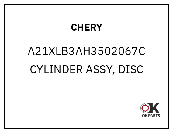 CHERY A21XLB3AH3502067C CYLINDER ASSY, DISC