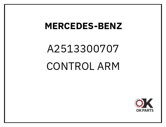 MERCEDES-BENZ A2513300707 CONTROL ARM