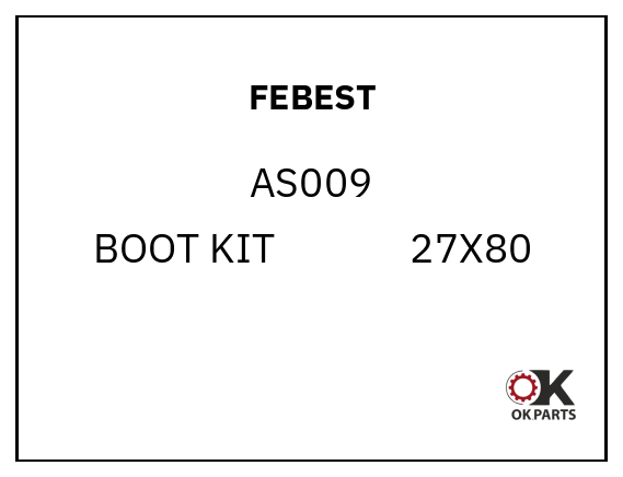 FEBEST AS009 BOOT KIT              27X80