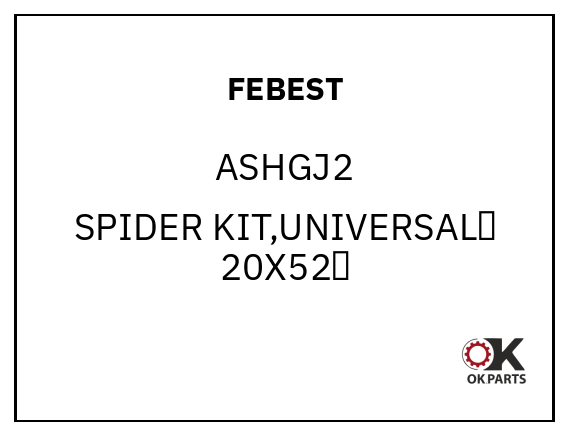 FEBEST ASHGJ2 SPIDER KIT,UNIVERSAL（ 20X52）