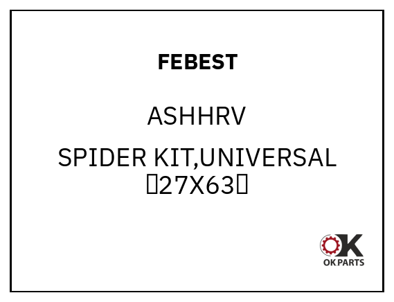 FEBEST ASHHRV SPIDER KIT,UNIVERSAL （27X63）
