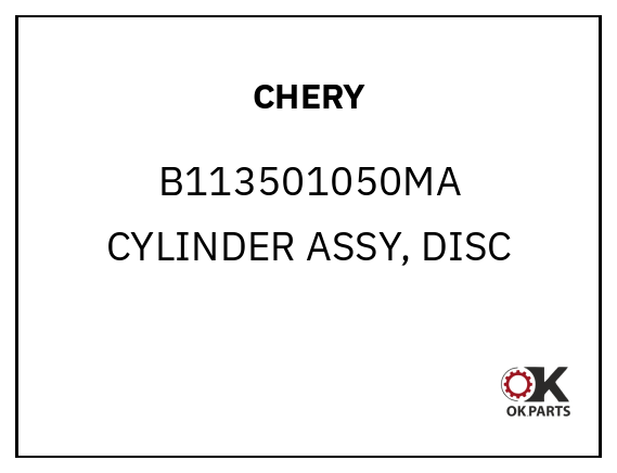 CHERY B113501050MA CYLINDER ASSY, DISC