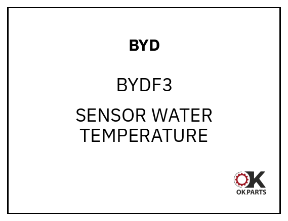 BYD BYDF3 SENSOR WATER TEMPERATURE