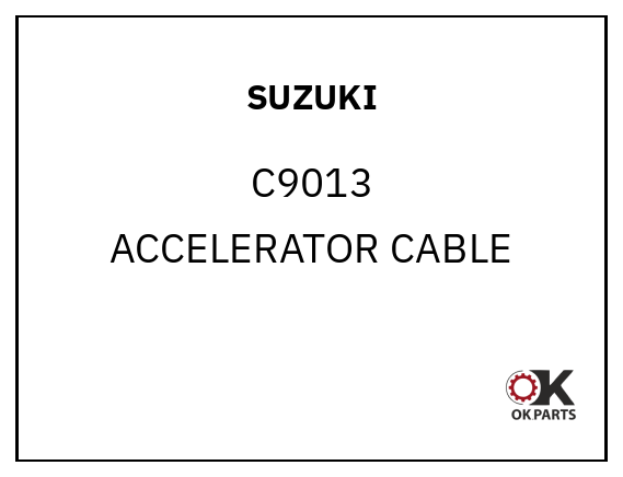 SUZUKI C9013 ACCELERATOR CABLE