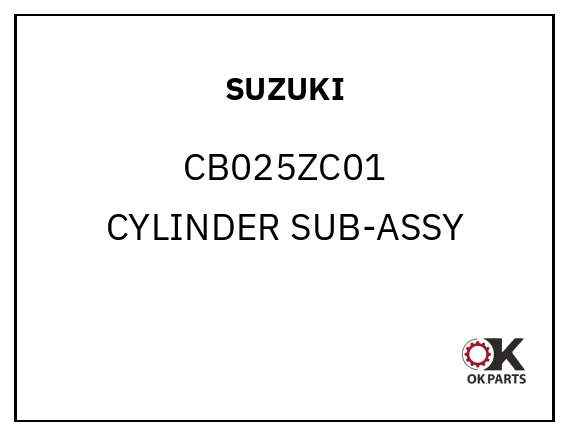 SUZUKI CB025ZC01 CYLINDER SUB-ASSY