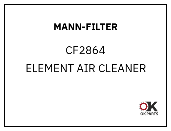 MANN-FILTER CF2864 ELEMENT AIR CLEANER