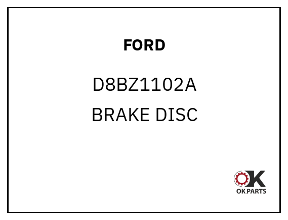 FORD D8BZ1102A BRAKE DISC