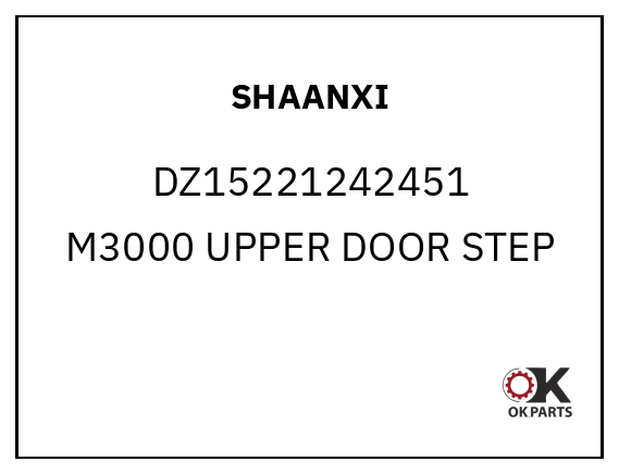 SHAANXI DZ15221242451 M3000 UPPER DOOR STEP