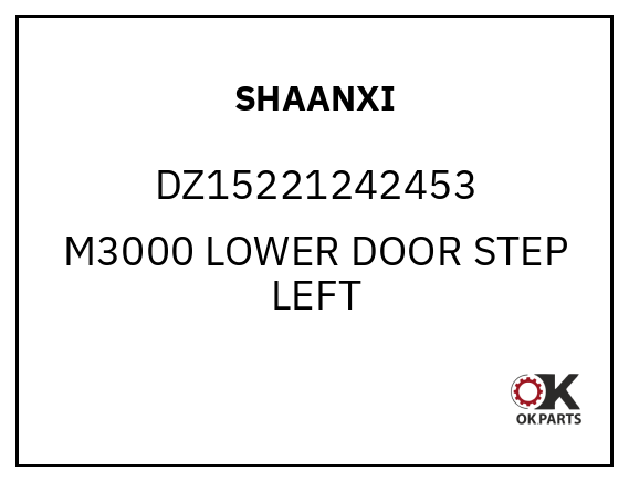 SHAANXI DZ15221242453 M3000 LOWER DOOR STEP LEFT