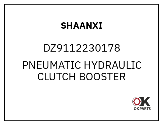 SHAANXI DZ9112230178 PNEUMATIC HYDRAULIC CLUTCH BOOSTER