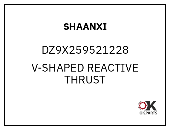 SHAANXI DZ9X259521228 V-SHAPED REACTIVE THRUST