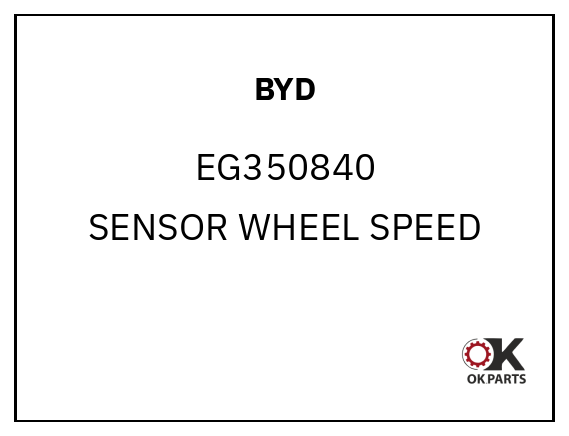 BYD EG350840 SENSOR WHEEL SPEED