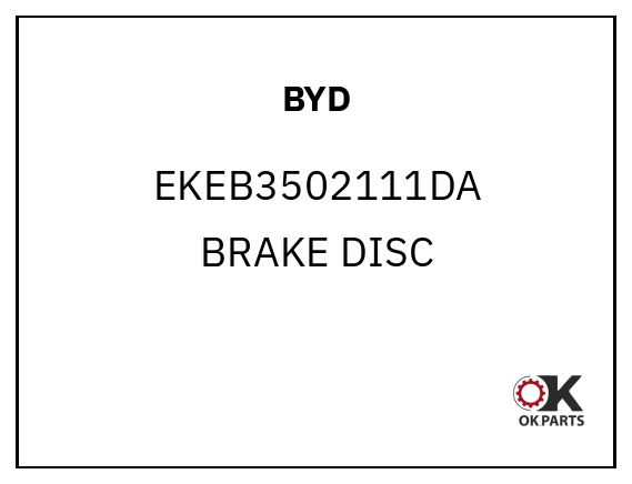BYD EKEB3502111DA BRAKE DISC