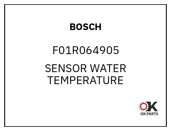 BOSCH F01R064905 SENSOR WATER TEMPERATURE