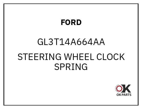 FORD GL3T14A664AA STEERING WHEEL CLOCK SPRING