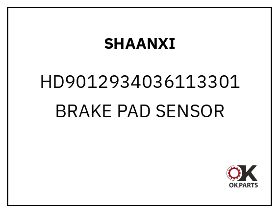 SHAANXI HD9012934036113301 BRAKE PAD SENSOR