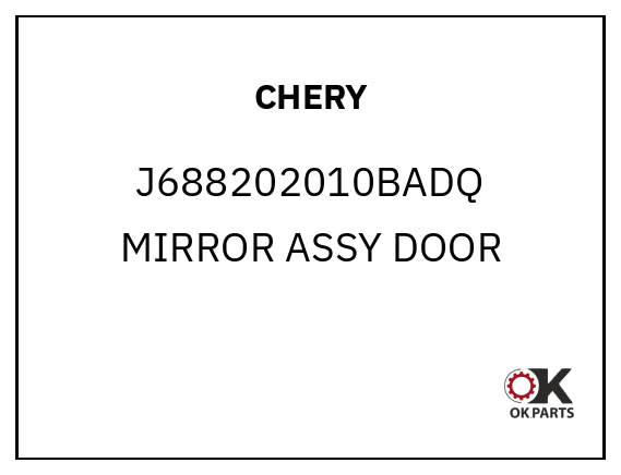 CHERY J688202010BADQ MIRROR ASSY DOOR