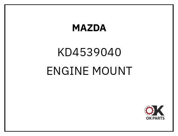 MAZDA KD4539040 ENGINE MOUNT