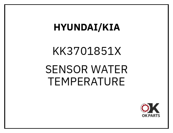 HYUNDAI/KIA KK3701851X SENSOR WATER TEMPERATURE