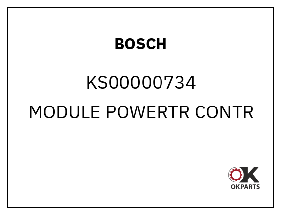 BOSCH KS00000734 MODULE POWERTR CONTR