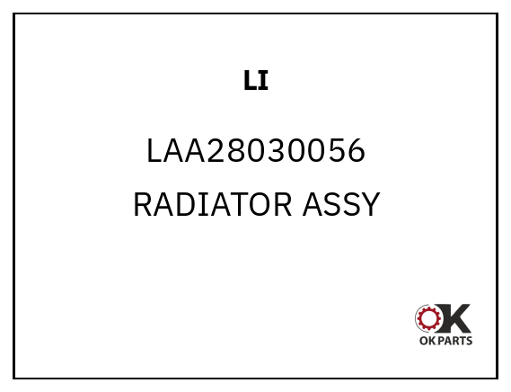 LI LAA28030056 RADIATOR ASSY