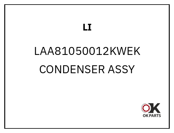 LI LAA81050012KWEK CONDENSER ASSY