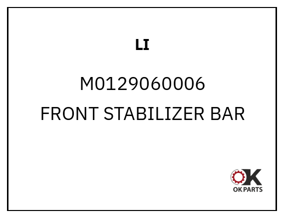LI M0129060006 FRONT STABILIZER BAR